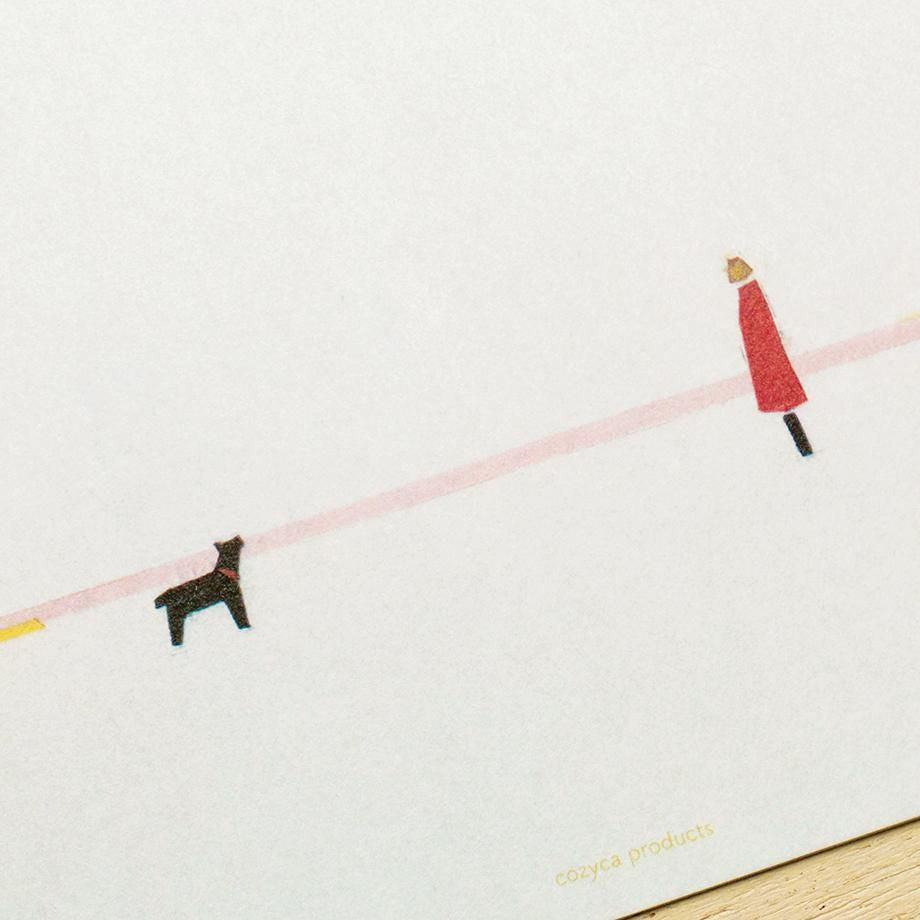 Letter Writing Set Series designed by Taku Bannai - Homecoming