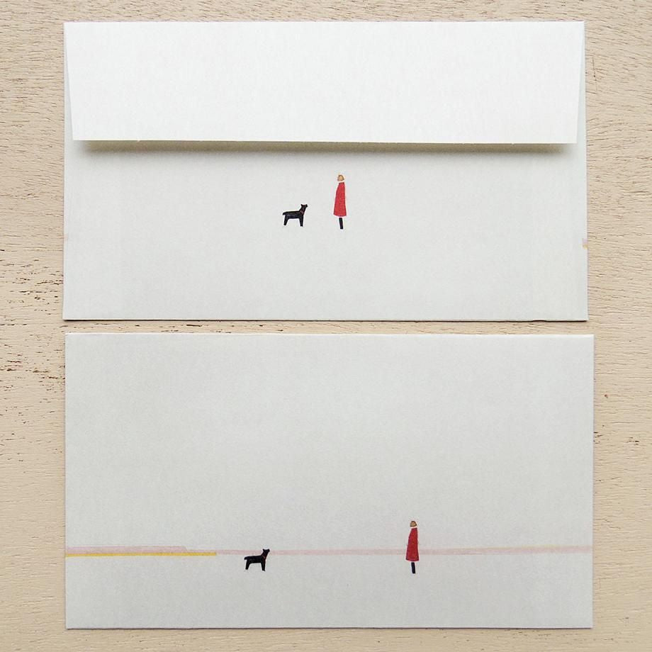 Letter Writing Set Series designed by Taku Bannai - Homecoming