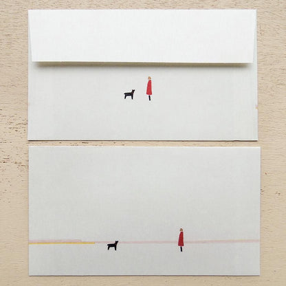 Letter Writing Set Series designed by Taku Bannai - Homecoming