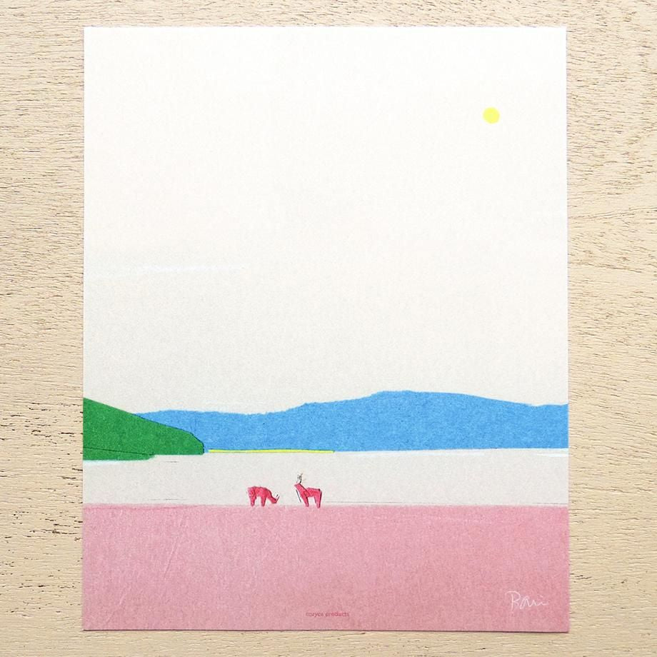 Letter Writing Set Series designed by Taku Bannai - Lakeside