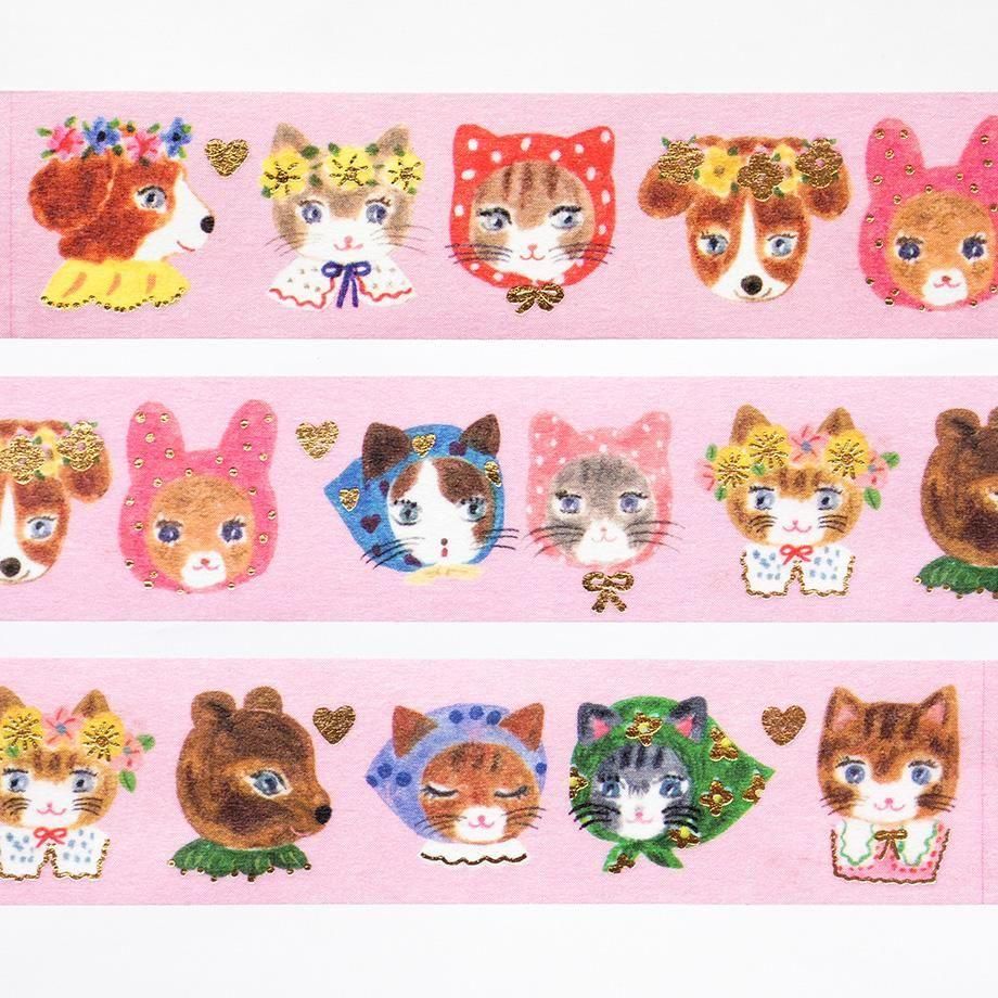 Gold Foil Washi Tape Series design by Aiko Fukawa - niko niko tape