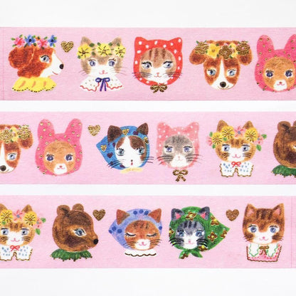 Gold Foil Washi Tape Series design by Aiko Fukawa - niko niko tape