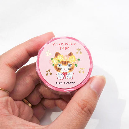 Gold Foil Washi Tape Series design by Aiko Fukawa - niko niko tape