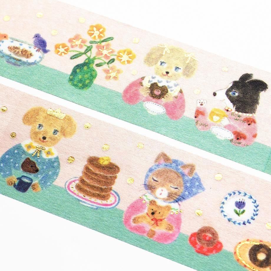 Gold Foil Washi Tape Series design by Aiko Fukawa - snack time tape