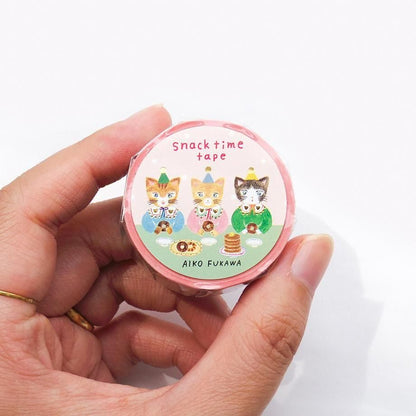 Gold Foil Washi Tape Series design by Aiko Fukawa - snack time tape