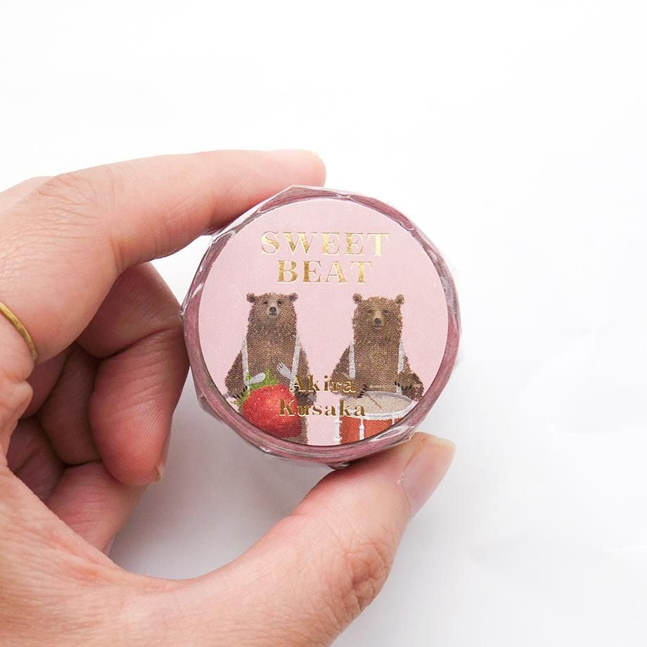 Gold Foil Washi Tape Series design by Akira Kusaka - SWEET BEAT
