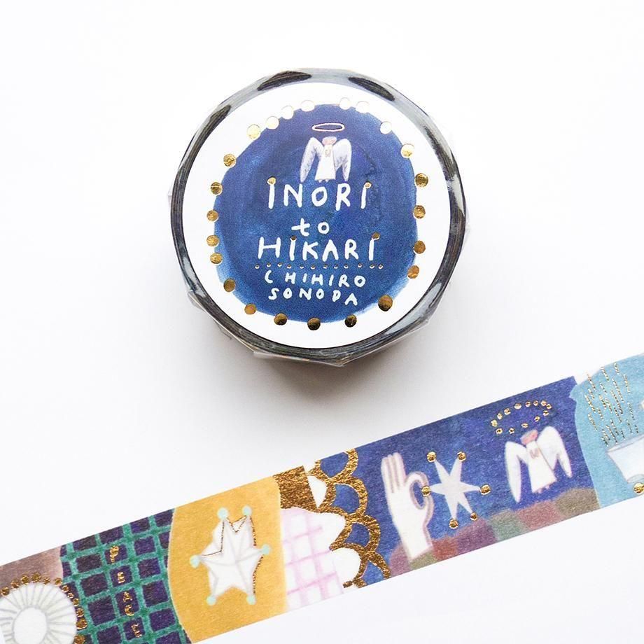 Gold Foil Washi Tape Series design by CHIHIRO SONODA - INORI to HIKARI