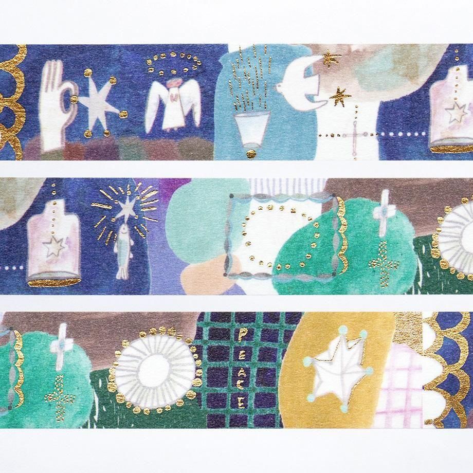 Gold Foil Washi Tape Series design by CHIHIRO SONODA - INORI to HIKARI