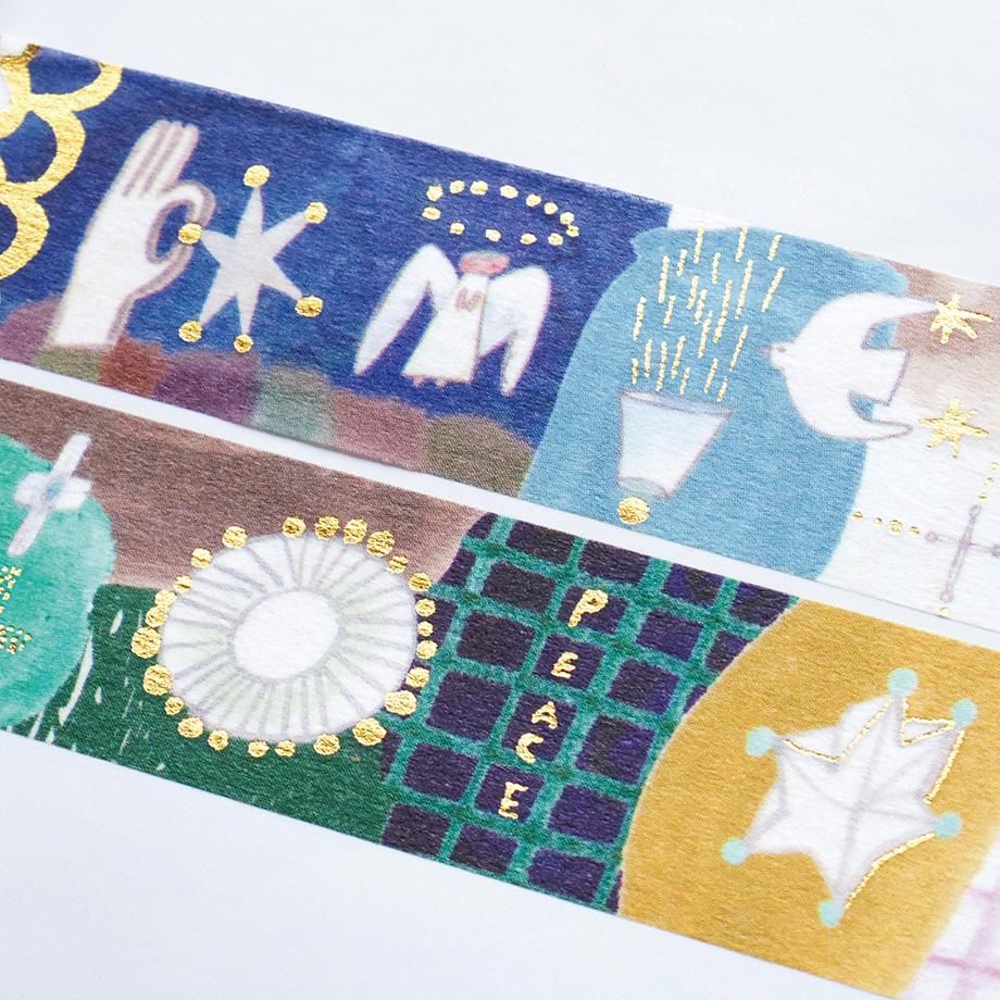 Gold Foil Washi Tape Series design by CHIHIRO SONODA - INORI to HIKARI