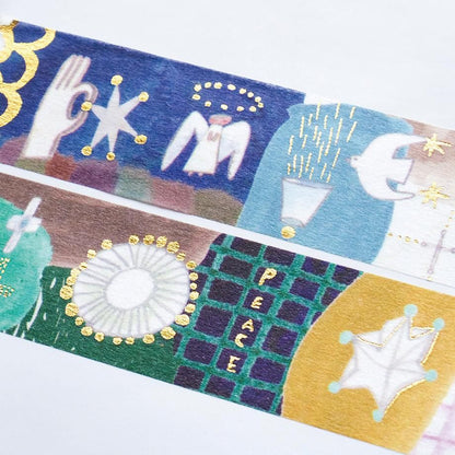 Gold Foil Washi Tape Series design by CHIHIRO SONODA - INORI to HIKARI