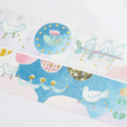Gold Foil Washi Tape Series design by CHIHIRO SONODA - TORI no OTOSHIMONO