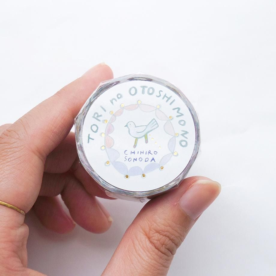 Gold Foil Washi Tape Series design by CHIHIRO SONODA - TORI no OTOSHIMONO