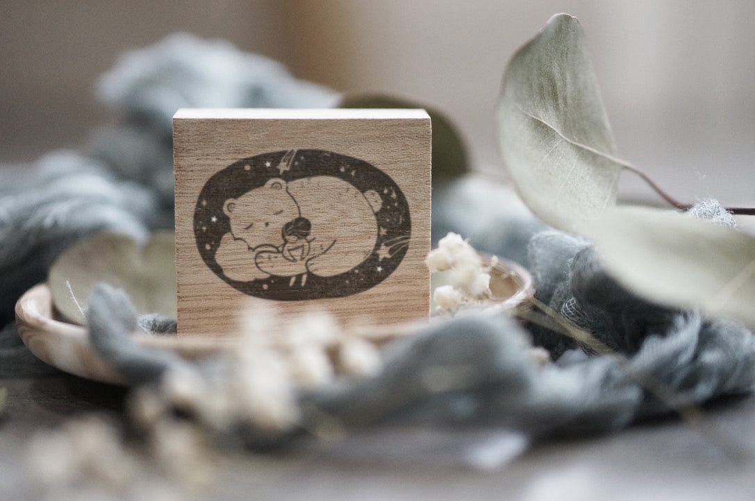 Dream Series Rubber Stamp - Bear Hug