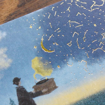 Foil Postcard designed by Akira Kusaka - Nocturne Radio