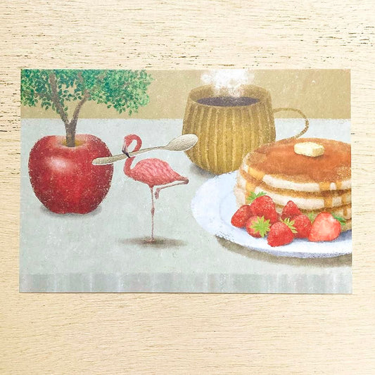 Foil Postcard designed by Akira Kusaka - Tea Party