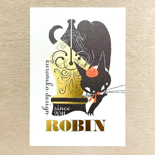 Foil Postcard designed by Black Neko Design - Pen