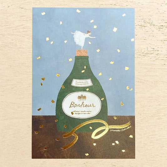 Foil Postcard designed by Fukuoka Mariko - Dance