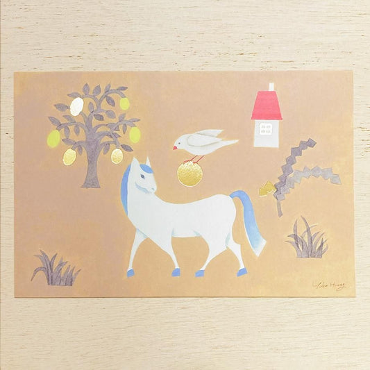 Foil Postcard designed by Hiiragi Yuka - A Gentle Walk