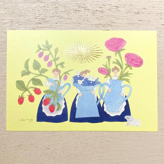 Foil Postcard designed by Hiiragi Yuka - Lots of Fruit