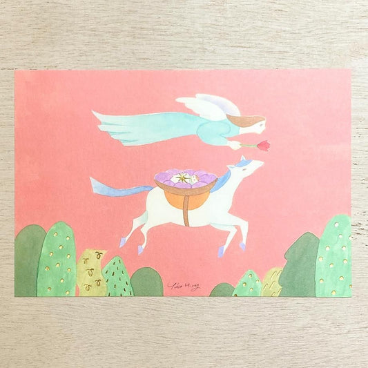 Foil Postcard designed by Hiiragi Yuka - On the day of birth