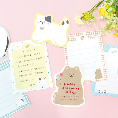 Furukawa Shiko - Japanese Mini Washi Die-cut Letter Writing Set My Biyori Series