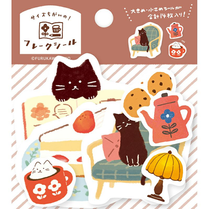 Furukawa Shiko Washi Flake Sticker My Biyori Relaxing Time