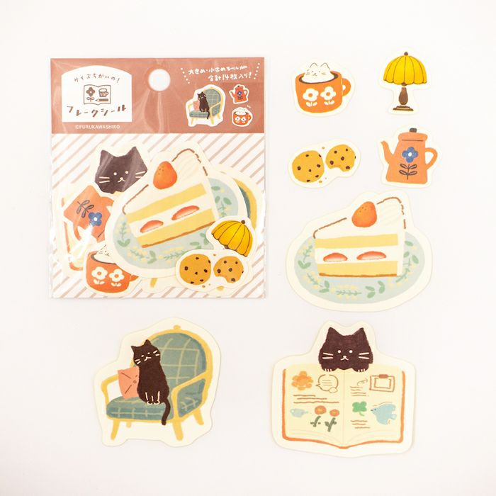Furukawa Shiko Washi Flake Sticker My Biyori Relaxing Time
