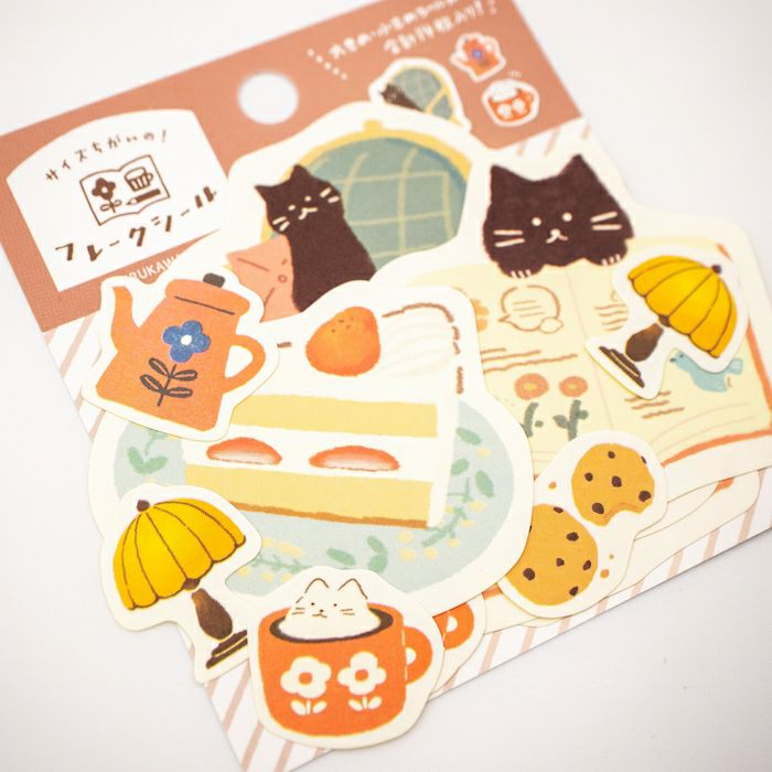 Furukawa Shiko Washi Flake Sticker My Biyori Relaxing Time