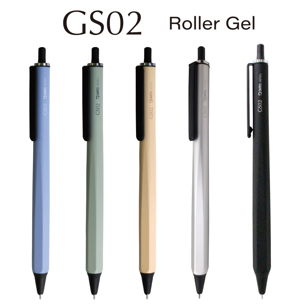GS02 Muted Colors 0.5mm Gel Ink Rollerball Pen