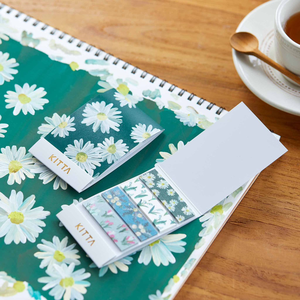 Hitotoki KITTA Basic Series Portable Sticker - Flower 9