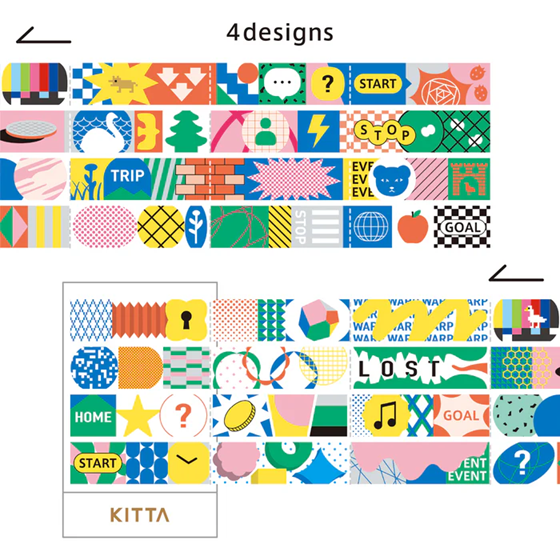 Hitotoki KITTA JABARA Series Printing Portable Stickers Vol.15 - Board game
