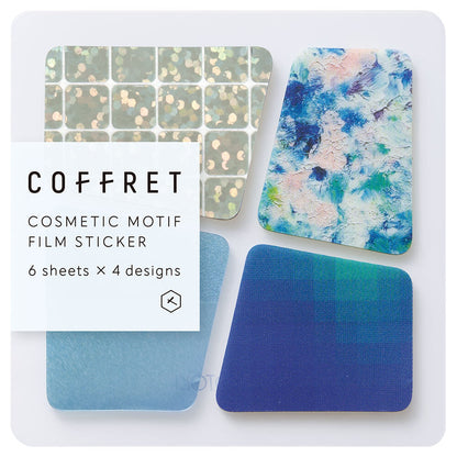Hitotoki KITTA COFFRET BLOCK Series Portable Film Sticker Vol.2