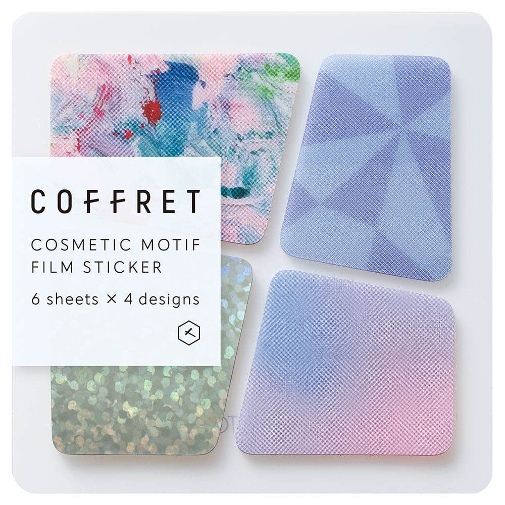 Hitotoki KITTA COFFRET BLOCK Series Portable Film Sticker Vol.2