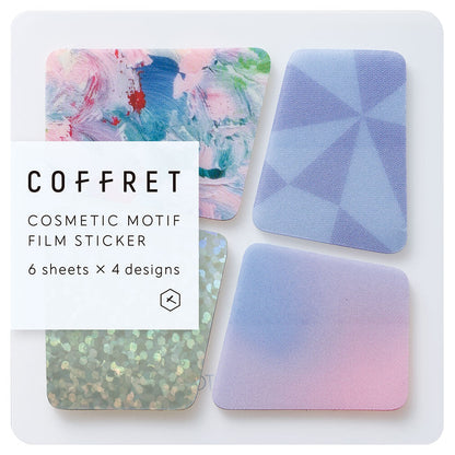 Hitotoki KITTA COFFRET BLOCK Series Portable Film Sticker Vol.2