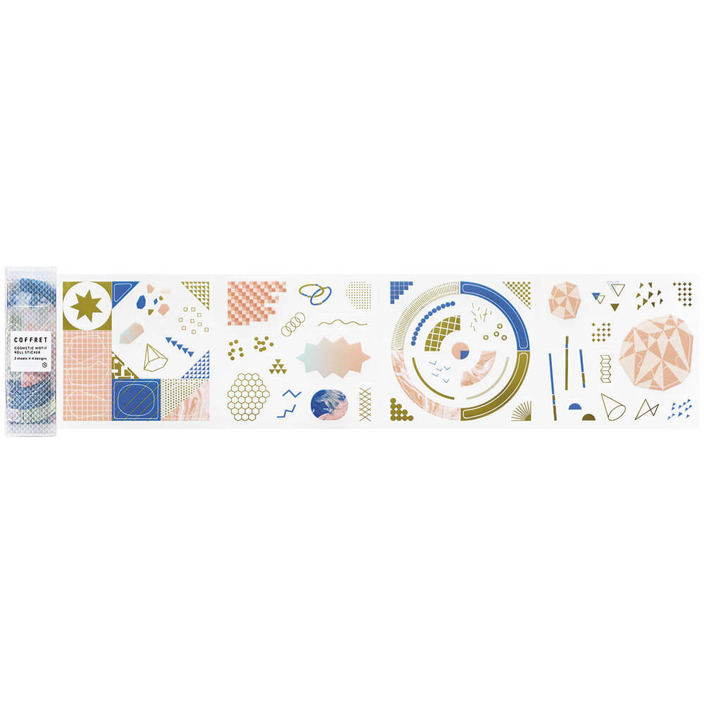 Hitotoki KITTA COFFRET ROLL Series Portable Sticker Vol.2
