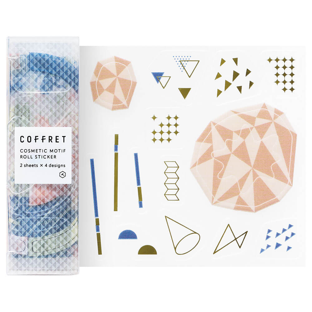 Hitotoki KITTA COFFRET ROLL Series Portable Sticker Vol.2