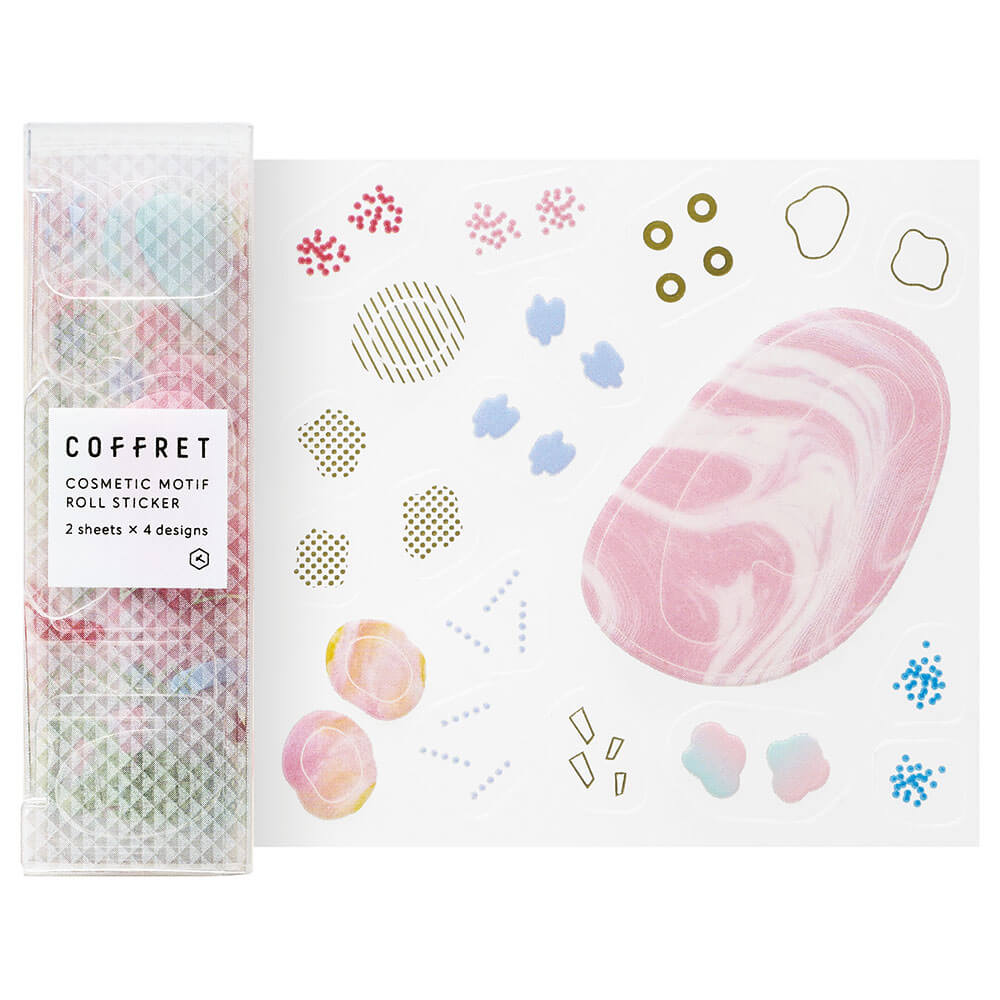 Hitotoki KITTA COFFRET ROLL Series Portable Sticker Vol.2