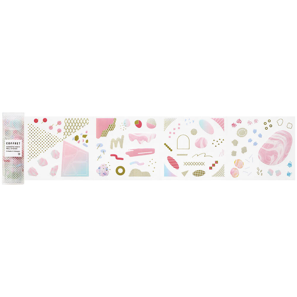 Hitotoki KITTA COFFRET ROLL Series Portable Sticker Vol.2