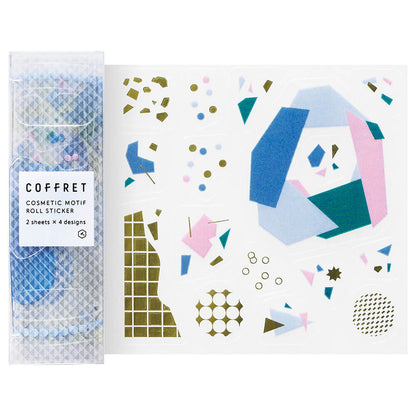 Hitotoki KITTA COFFRET ROLL Series Portable Sticker Vol.2