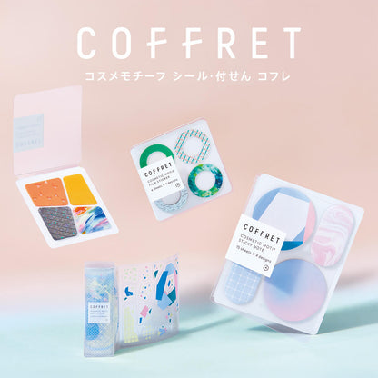 Hitotoki KITTA COFFRET BLOCK Series Portable Film Sticker Vol.2