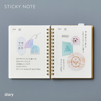 Hitotoki KITTA COFFRET Series Portable Sticky Note