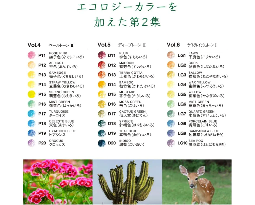 Tombow - Irojiten Colored Pencil Set - Woodland Colors 
