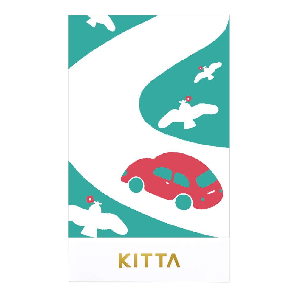 Hitotoki KITTA Clear Series PET Portable Sticker - Landscape