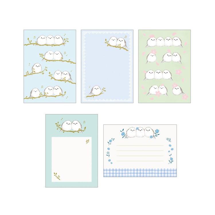 Long-tailed Tit Animal Memo Pad / Notepads