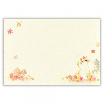 Letter Writing Set Nekorobi - Autumn