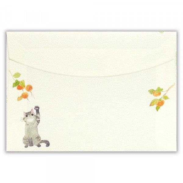 Letter Writing Set Nekorobi - Happy Autumn A