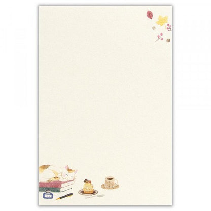 Letter Writing Set Nekorobi - Happy Autumn A