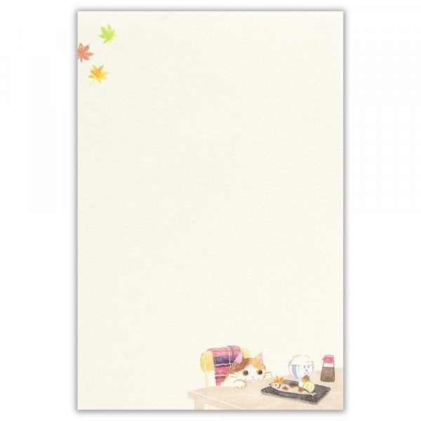 Letter Writing Set Nekorobi - Happy Autumn A