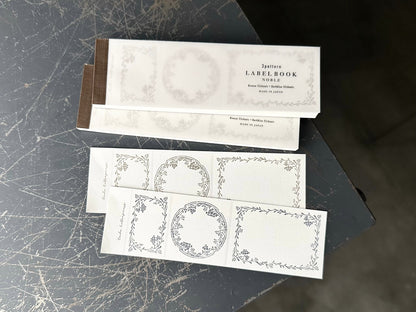 3 Pattern Letterpress Label Book - Noble (New)