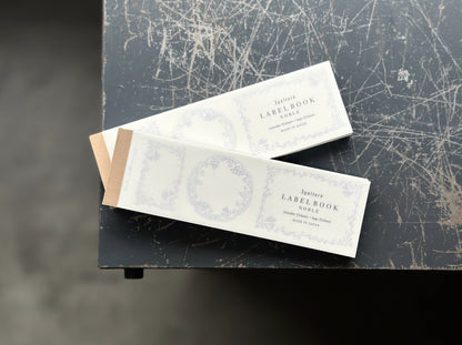 3 Pattern Letterpress Label Book - Noble (New)